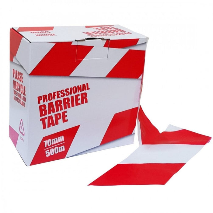 Red & White Barrier Tape