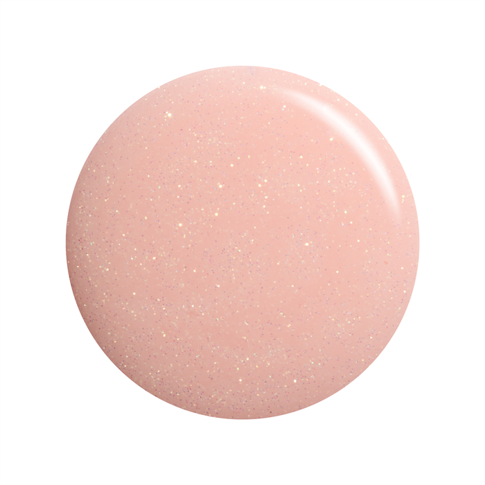 Relevé translucent pink shimmer nail polish color swatch