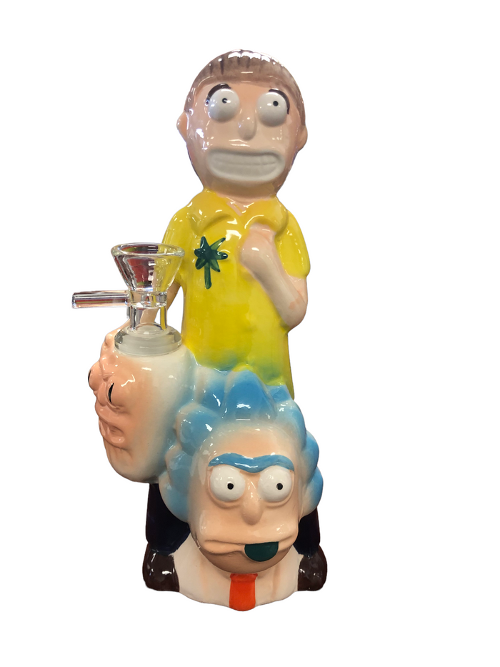 RICK & MORTY CERAMIC WATERPIPE
