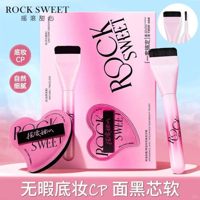 ROCK SWEET Flawless Base Makeup Double Star Set 1pc/2pcs - myernk