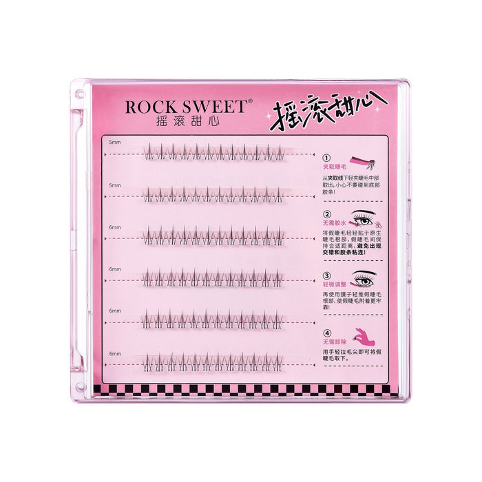 ROCK SWEET Glue-free False Eyelashes 36pcs/box - myernk