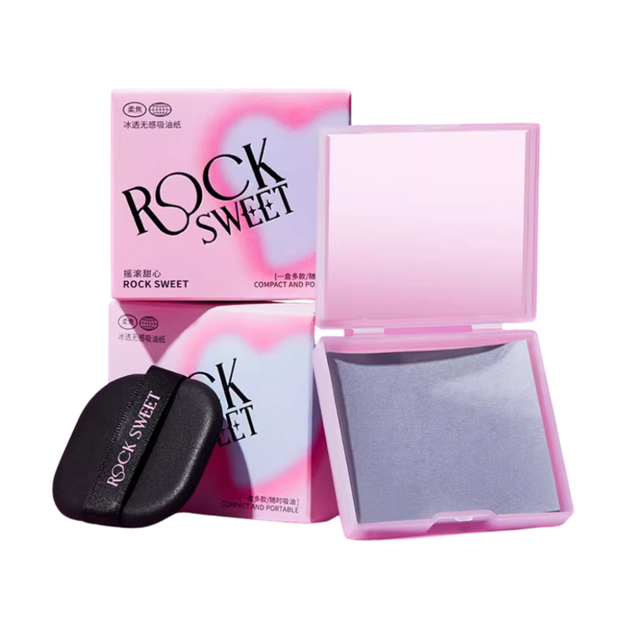 ROCK SWEET Ice-cool And Invisible Oil-Blotting Paper 100pcs - myernk