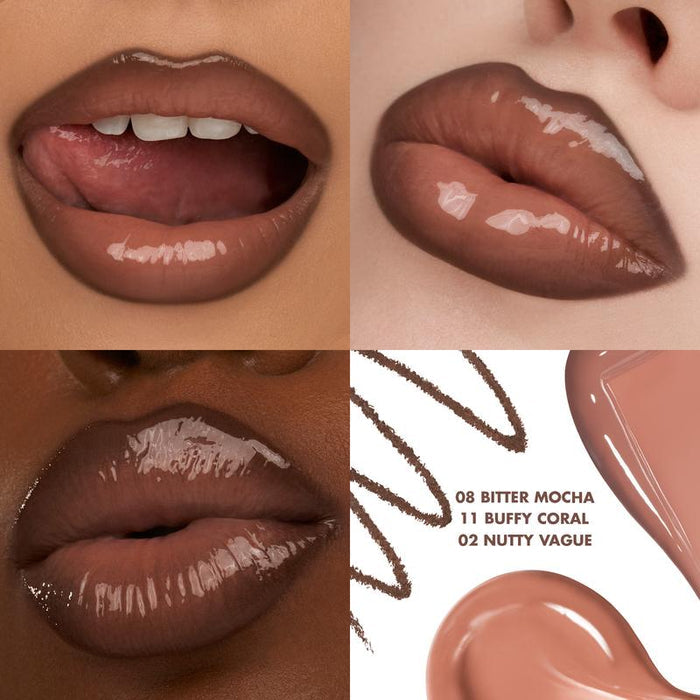 rom&nd LIP VOLUME HACK TRIO (3 Shades, Lip Mate Pencil 0.5g & Melting Balm 3.5g & Color Gloss 4g)