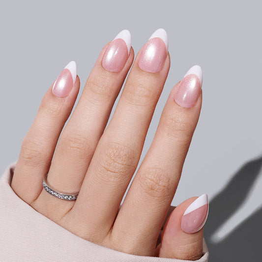 Rose Glow | Short Almond | SALON PRESS | INLAY TECHNOLOGY™