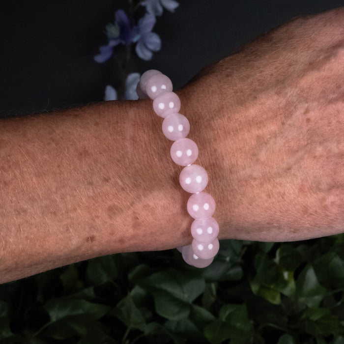 Rose Quartz Bead Bracelet | Choose Size - InnerVision Crystals