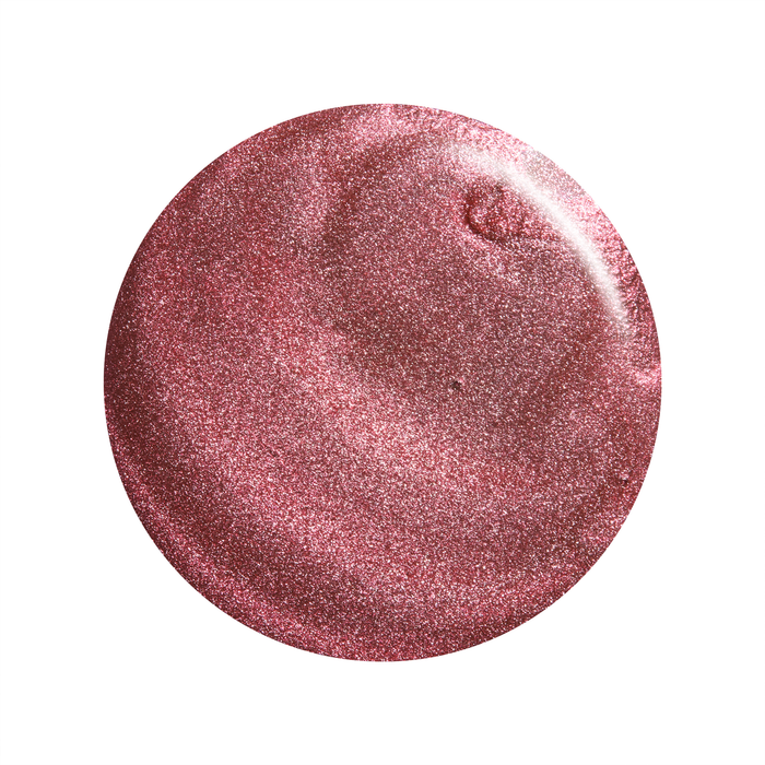 Rosy Quartz shimmery rose gold pink nail polish color swatch