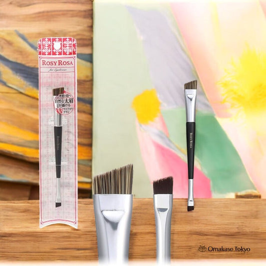 ROSY ROSA Double-End Eyebrow Brush (Smudge Type)