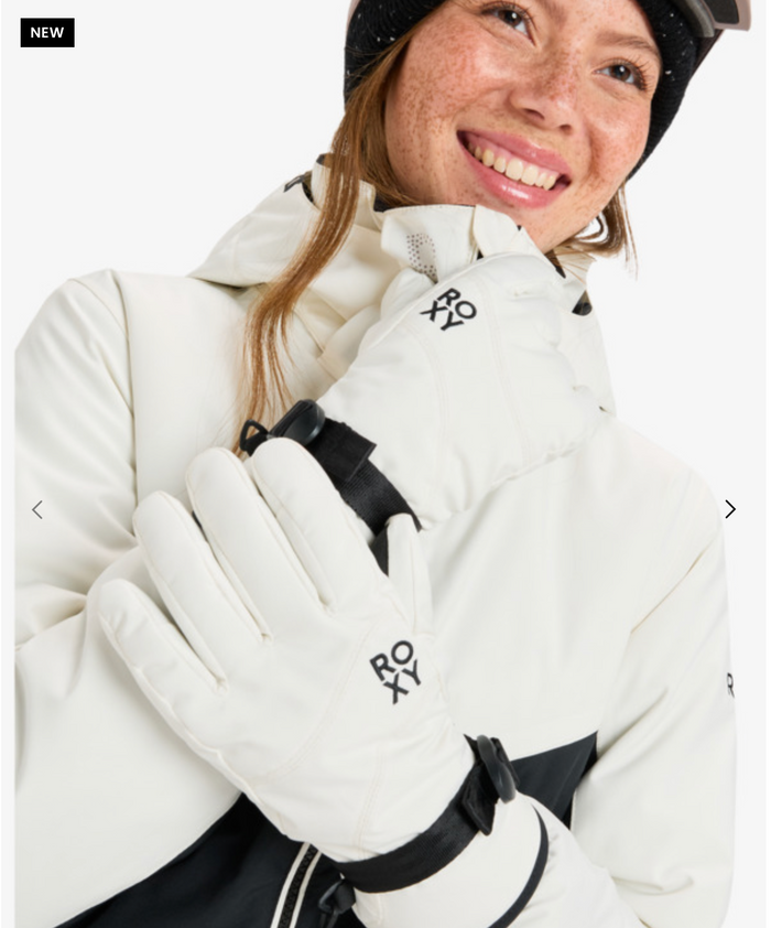 Roxy Jetty Solid - Technical Snow Gloves for Women