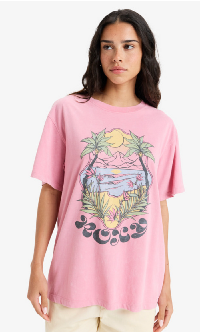 ROXY Sunnyoversize - Short Sleeves T-Shirt for Women