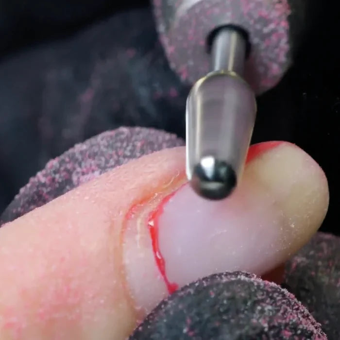 Safety Smooth Top Tapered Barrel Carbide-Efile Bits, Erica's ATA, TOOLS-Erica's-MEDIUM 105-Gel Essentialz