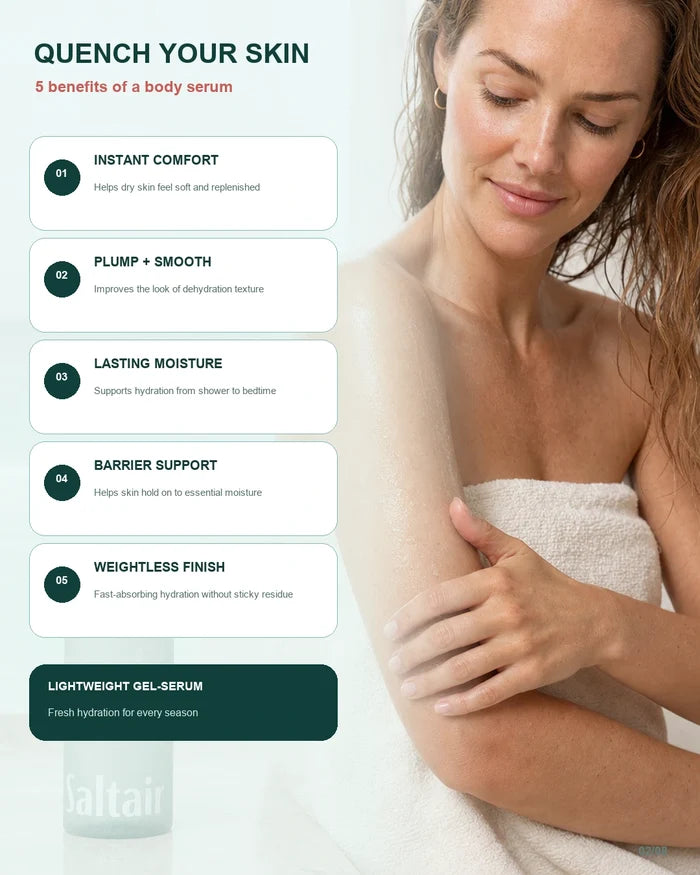 🌊 Saltair HA Body Hydrator Hyaluronic Acid Body Serum