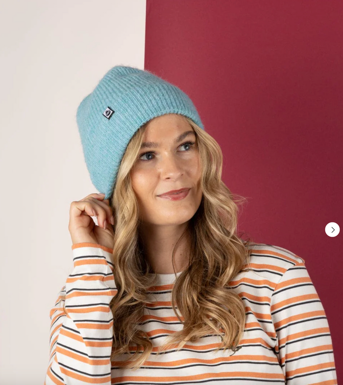 SALTROCK Brushed Maine - Recycled Beanie - Light Blue