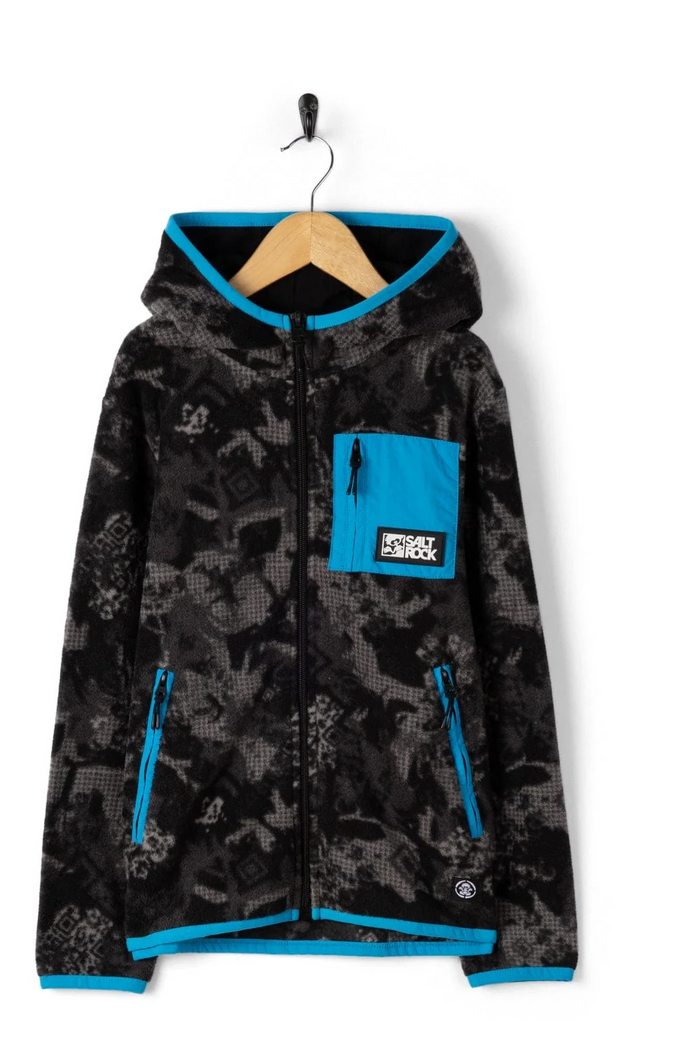 SALTROCK Digi Communicado - Kids Fleece - Grey/Blue