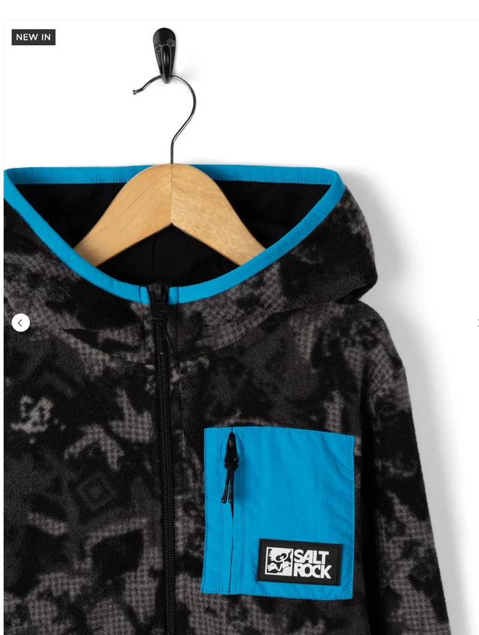 SALTROCK Digi Communicado - Kids Fleece - Grey/Blue