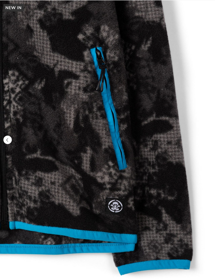SALTROCK Digi Communicado - Kids Fleece - Grey/Blue