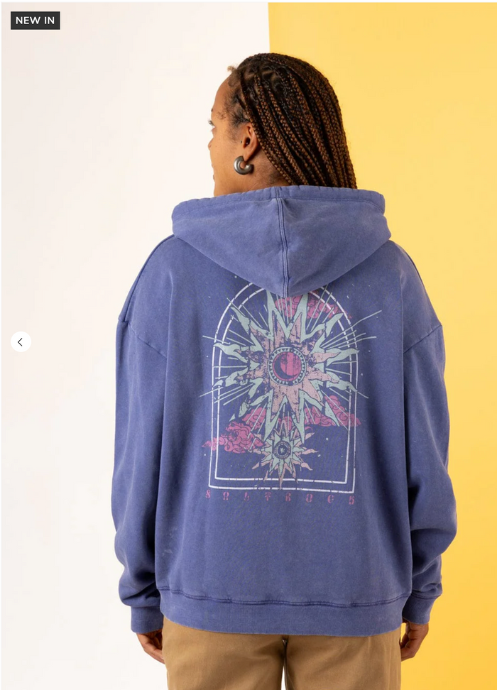 SALTROCK Eclipse - Womens Oversized Pop Hoodie - Purple