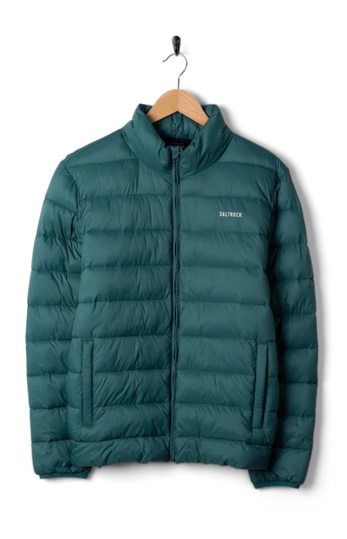 SALTROCK Resin - Mens Water Resistant Padded Jacket - Teal