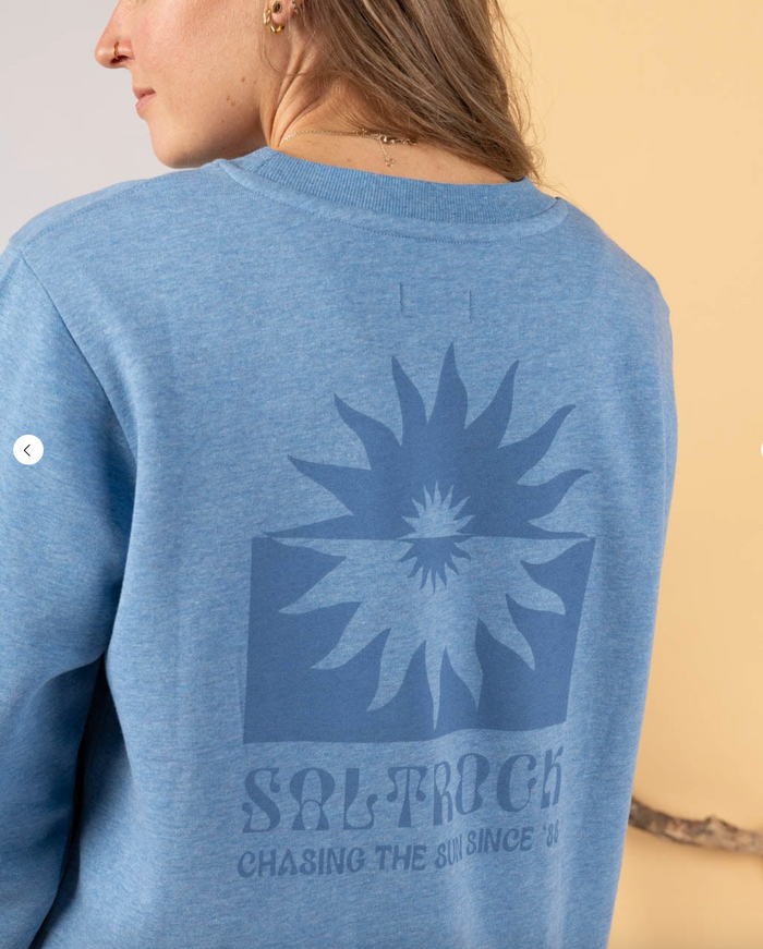 SALTROCK Roots - Womens Sweat Top - Blue