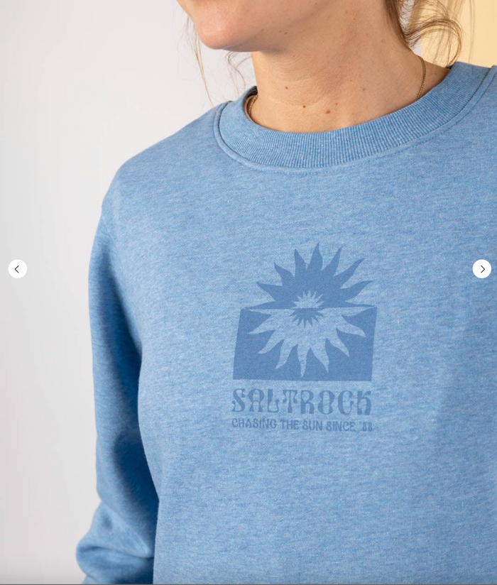 SALTROCK Roots - Womens Sweat Top - Blue