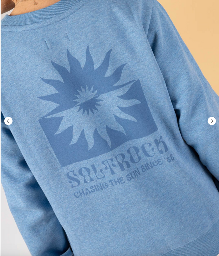 SALTROCK Roots - Womens Sweat Top - Blue