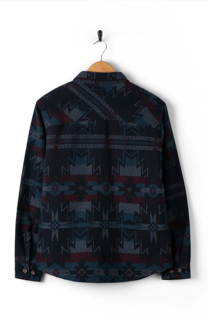 Saltrock Stella Aztec - Womens Shacket - Blue