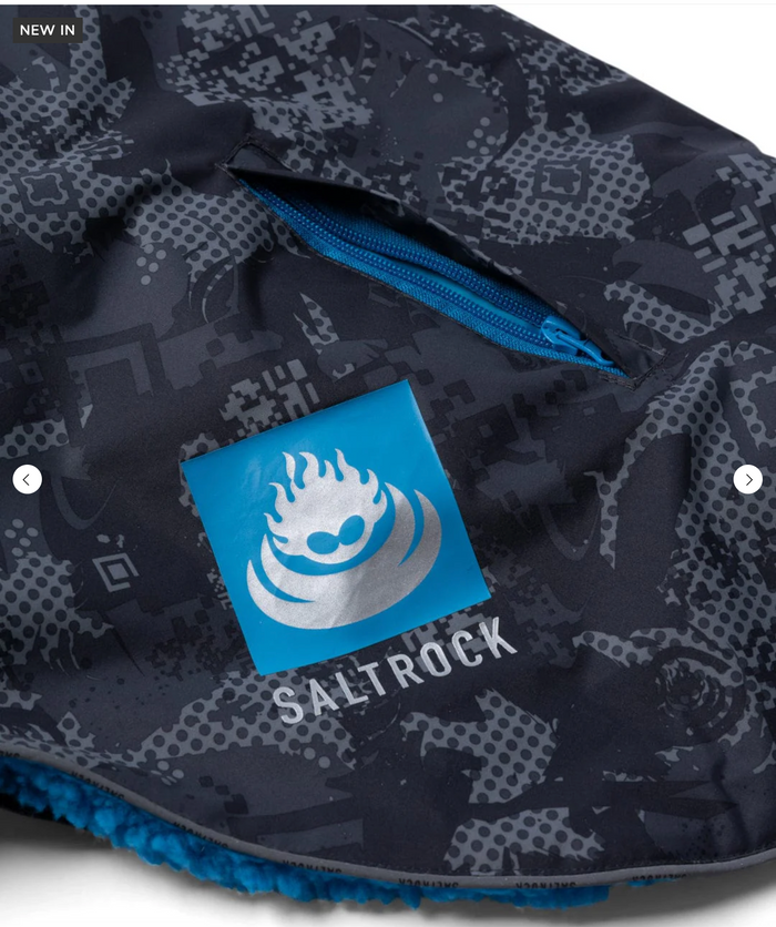 SALTROCK Waga Pro Digi Camo - Water Resistant Padded Dog Jacket - Black