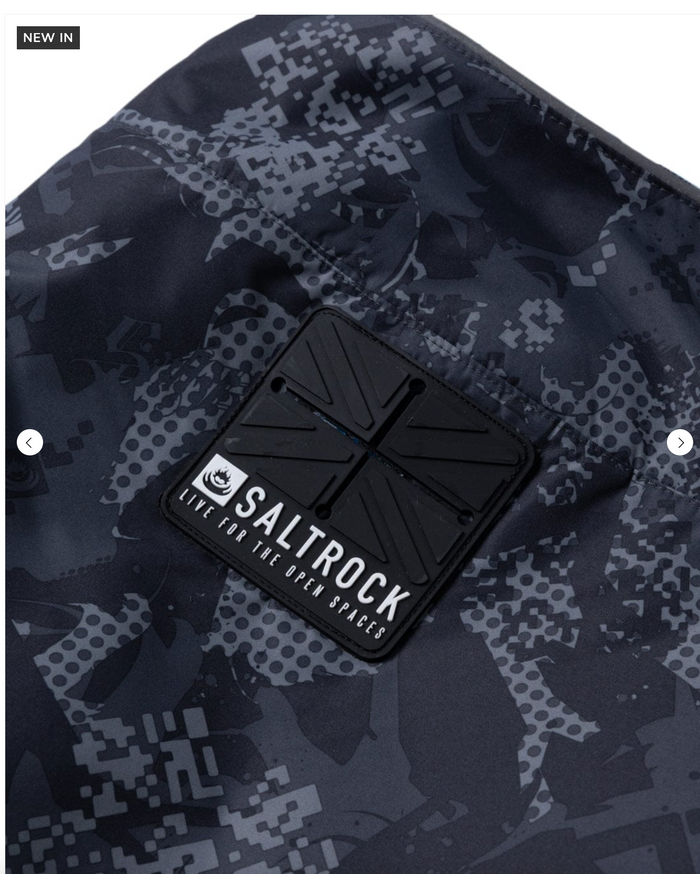 SALTROCK Waga Pro Digi Camo - Water Resistant Padded Dog Jacket - Black