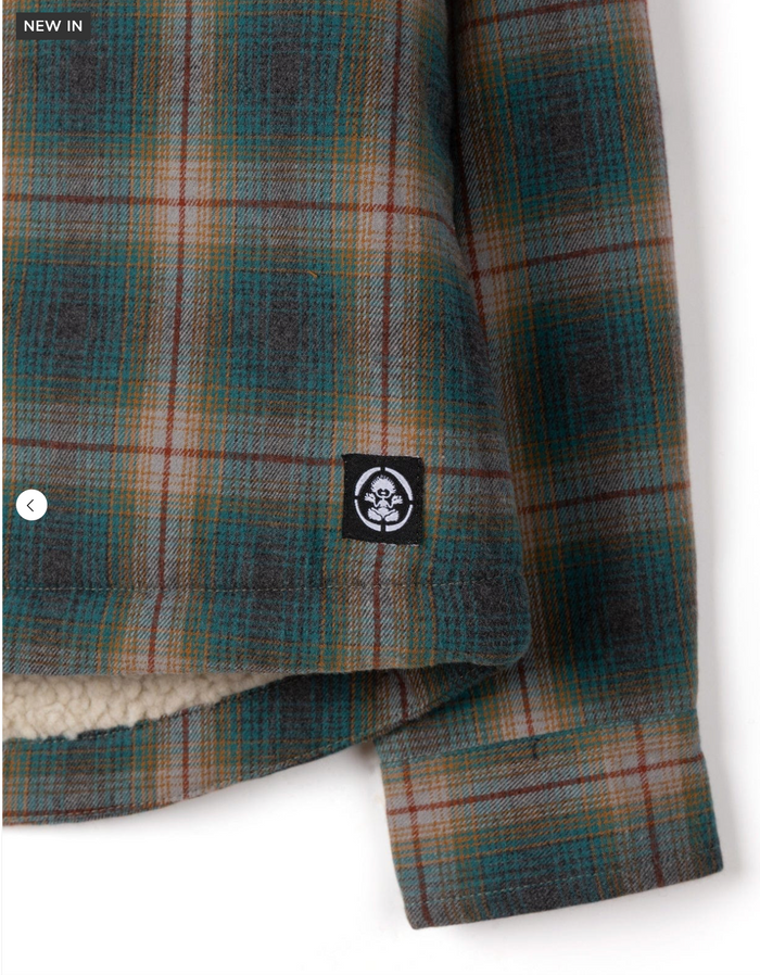 SALTROCK Wiley - Kids Shacket - Teal Check