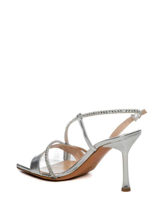ALBANO Sandalo pelle argento 5522 SOFT-ARG