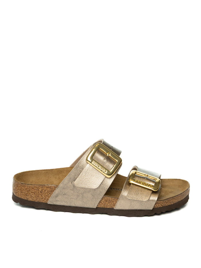 BIRKENSTOCK Sandalo sidney lamintato taupe SYDNEY 1029372-TAUPE