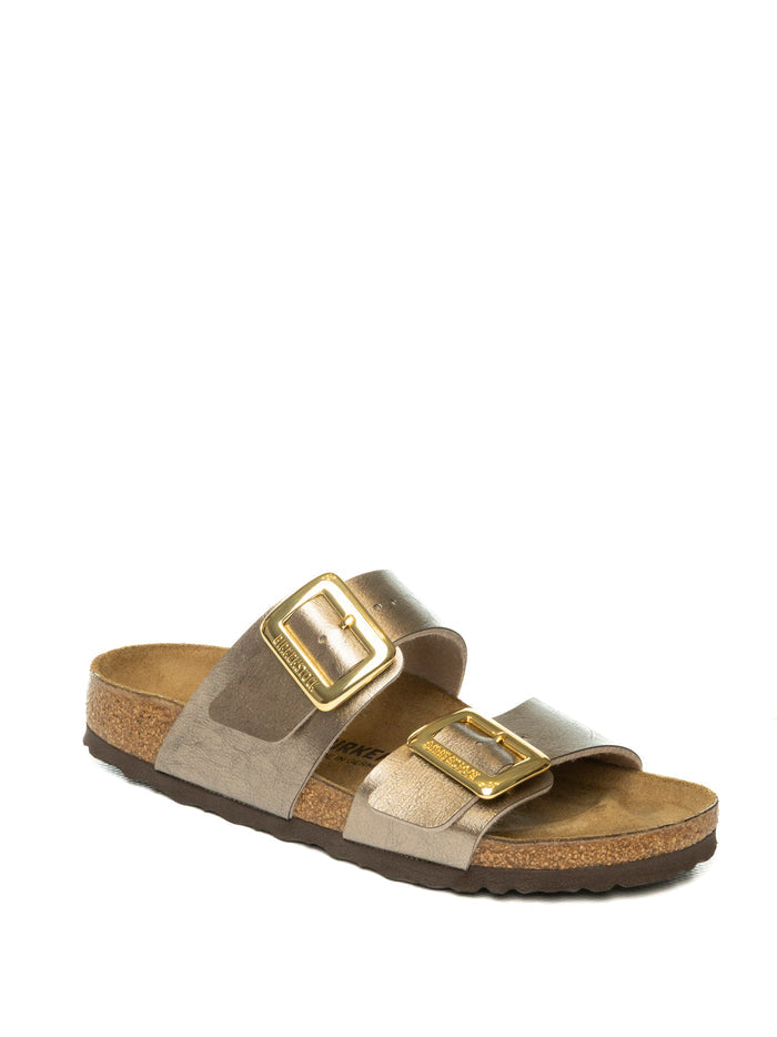 BIRKENSTOCK Sandalo sidney lamintato taupe SYDNEY 1029372-TAUPE