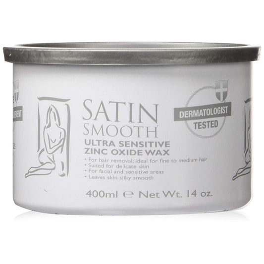 Satin Smooth Zinc Oxide Pot Wax, 14 Ounce