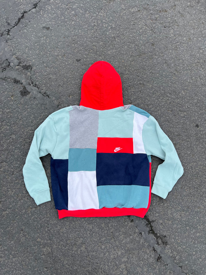 Seattle Kraken Hoodie Size L Patchwork