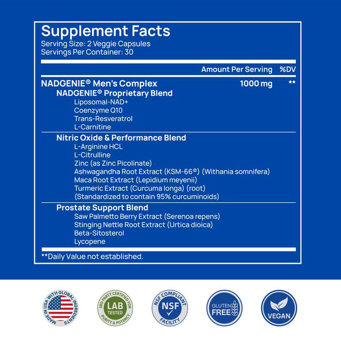 Selerb NAD+ Supplements & Magnesium Complex Bundle for Men, 90 + 60 Capsules