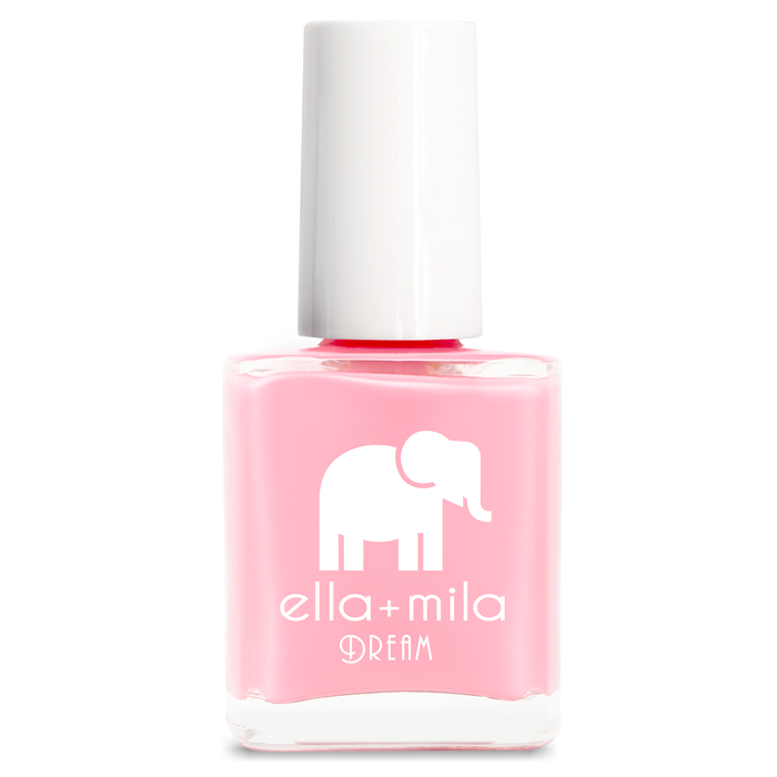 Set the Barre High rosy peach-pink nail polish bottle – ella+mila Dream