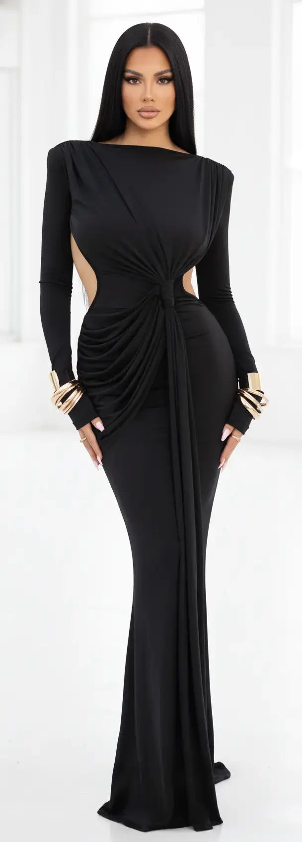 Sexy Backless Slim Long-Sleeve Dress Dream World