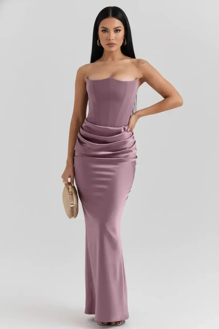 Sexy Bandeau Bodycon Long Dress Dream World