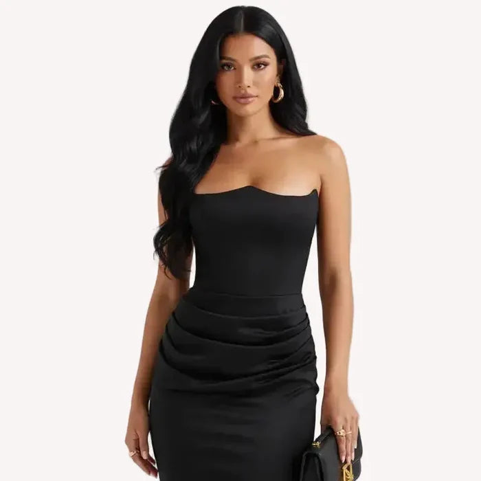 Sexy Bandeau Bodycon Long Dress Dream World