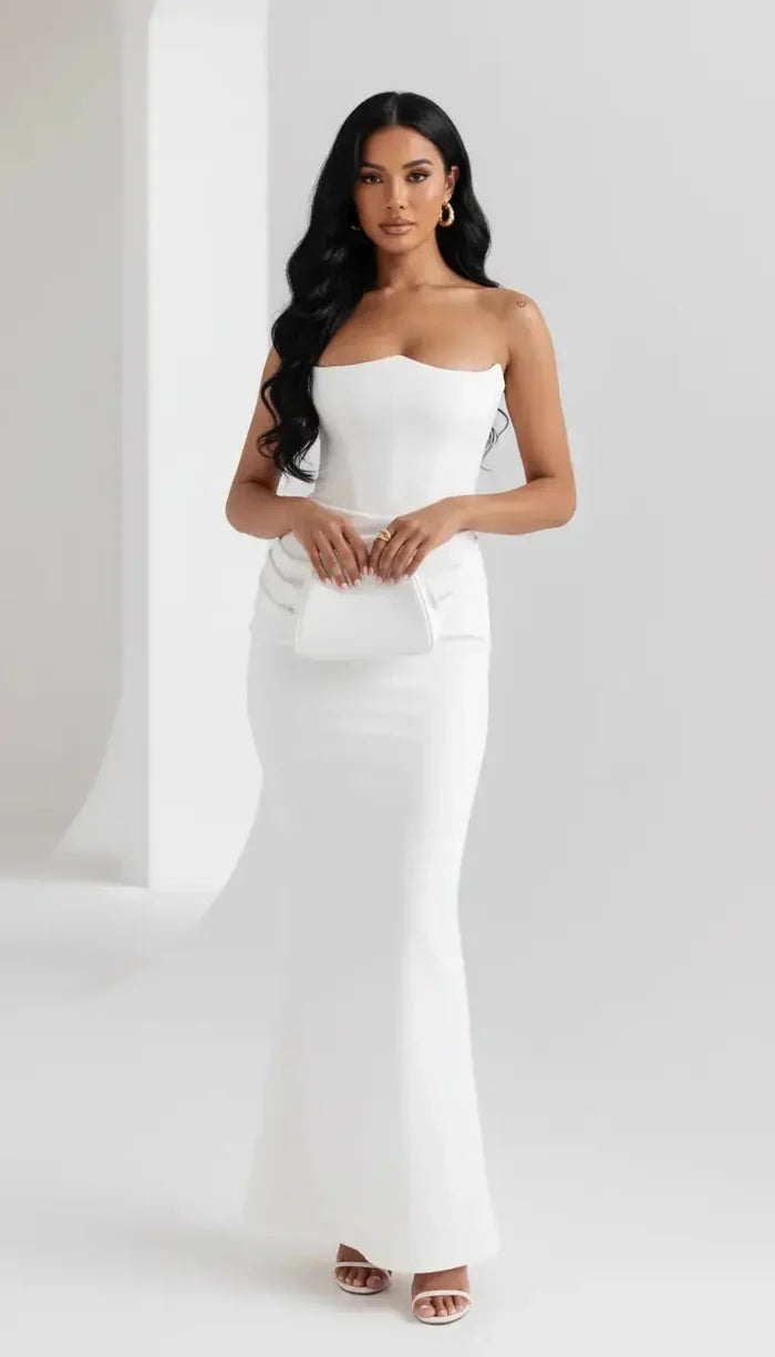 Sexy Bandeau Bodycon Long Dress Dream World