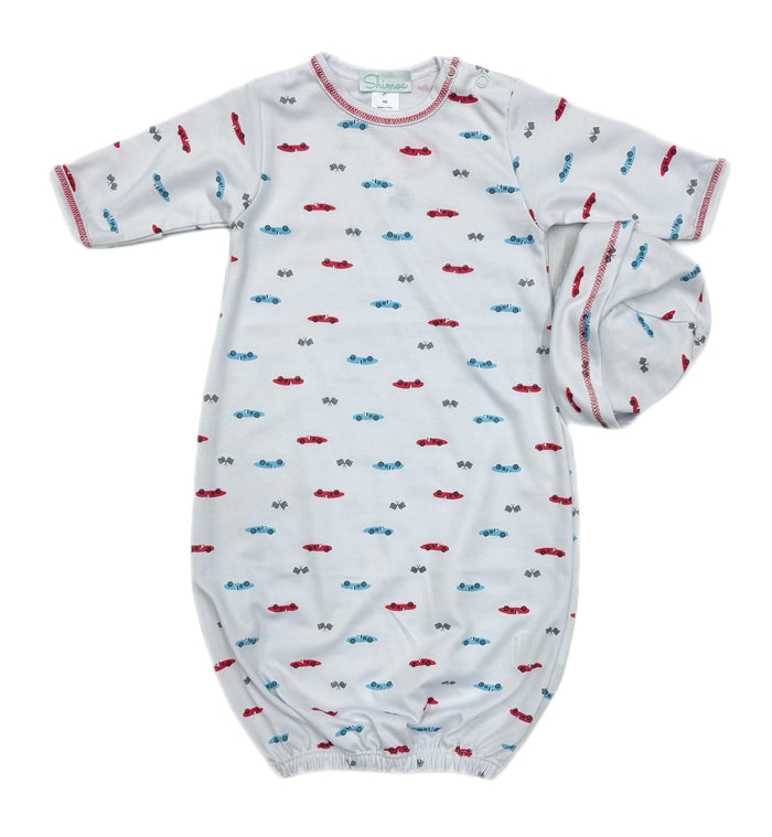 Shimoa Race Car Plain Gown w/ Hat