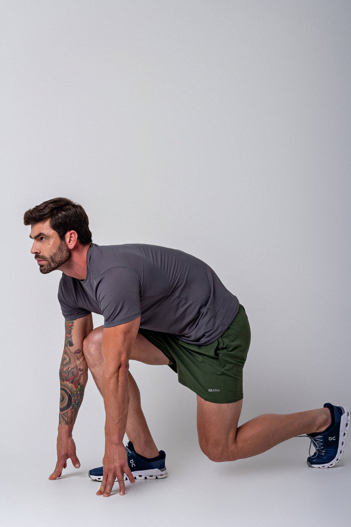 Short Masculino Airis Verde Croco