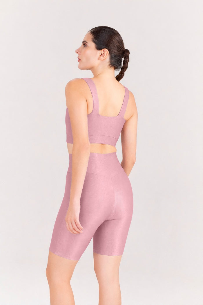 Short New Thay Rosa Acinzentado
