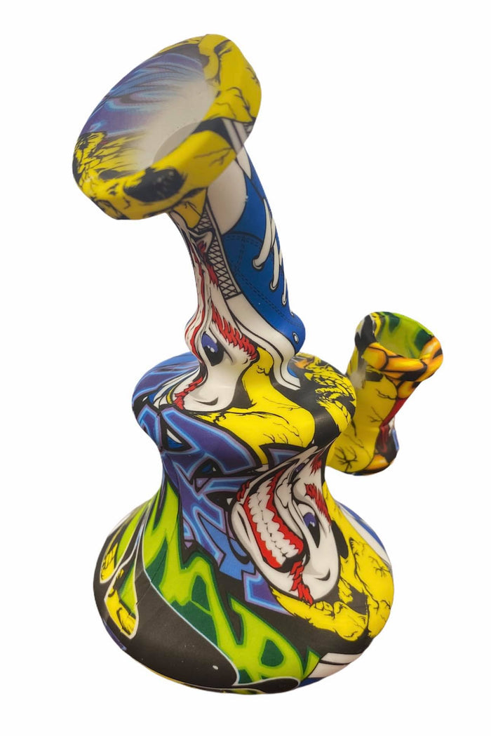 SILICONE 6" WATER RIG, VARIOUS DESIGNS