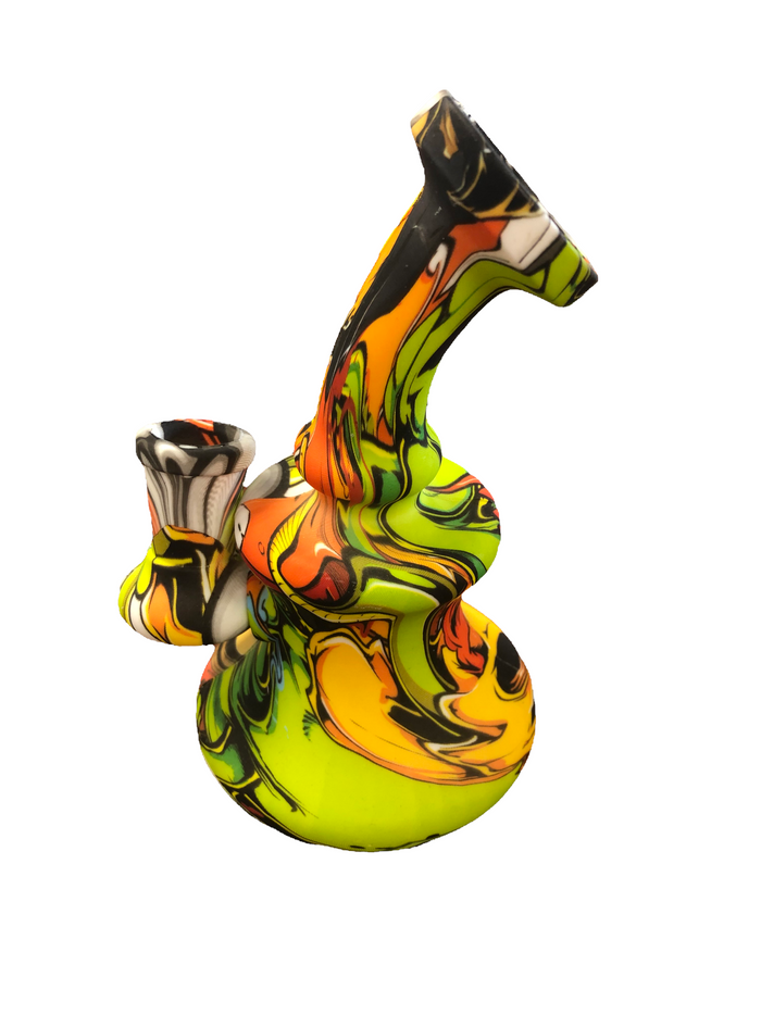 SILICONE 6" WATER RIG, VARIOUS DESIGNS