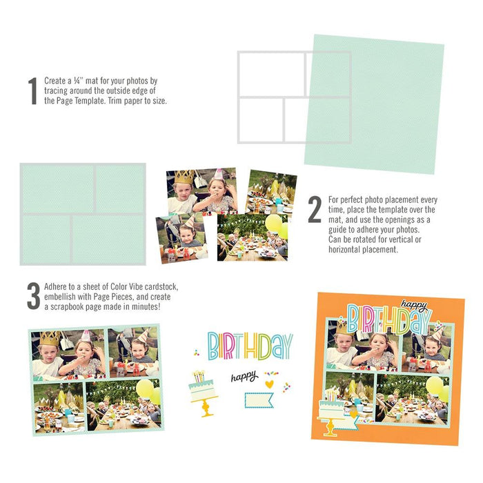 Simple Stories - Simple Pages Page Template - Design 9