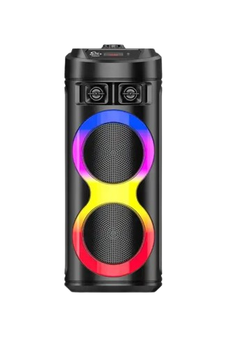 SING-E ZQS6220 DOUBLE 6.5'' SPEAKER WIRED MIC N LED BLUETOOTH