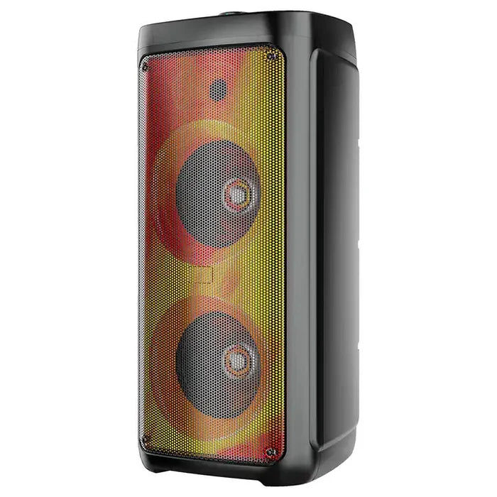 SING-E ZQS8215 DOUBLE 8'' SPEAKER WIRELESS MIC AND LED BLUETOOTH