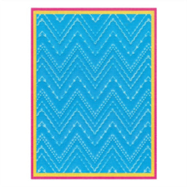 Sizzix - 3D Textured Impressions Embossing Folder by Stacy Park - Weave and Wander. Available at Embellish Away located in Bowmanville Ontario Canada. Example by brand ambassador.