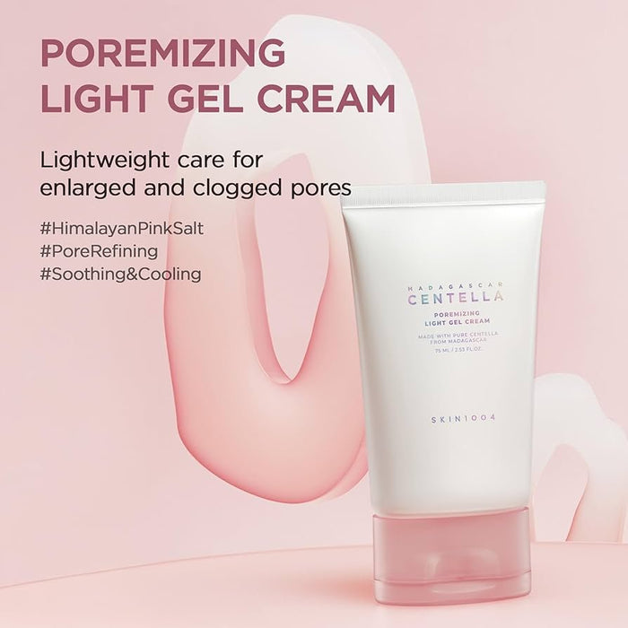 SKIN1004 Madagascar Centella Poremizing Light Gel Cream 75ml SKIN1004 مدغشقر كينتيلا كريم جل خفيف - Princess Cosmetics Qatar