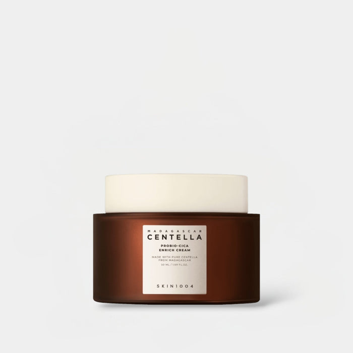 SKIN1004 Madagascar Centella Probio - Cica Enriched Cream 50ml. SKIN1004 مدغشقر كينتيلا بروبيو سيكا كريم غني - Princess Cosmetics Qatar